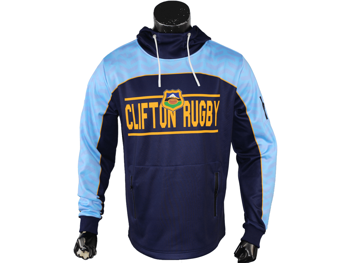 Custom Men's Rugby Sublimation Hoodie