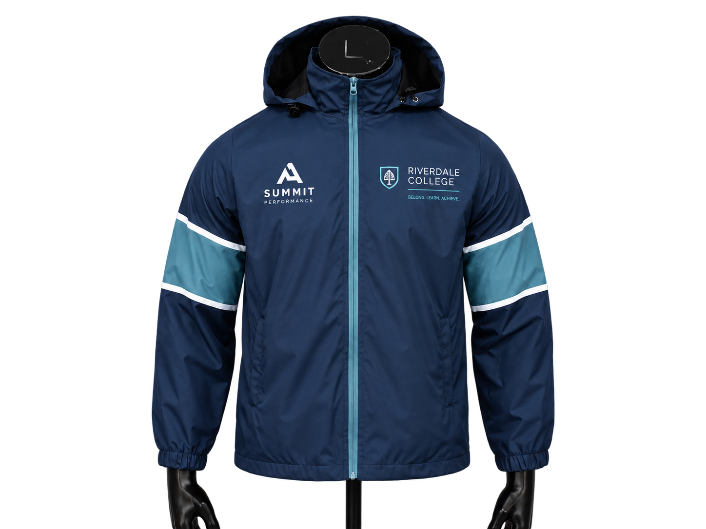 Custom waterproof hooded jacket