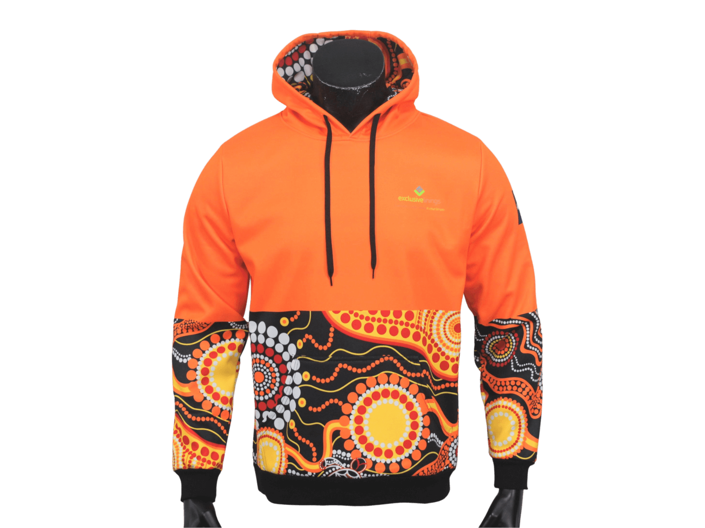 Custom Men's Hi Vis Sublimation Hoody (1)