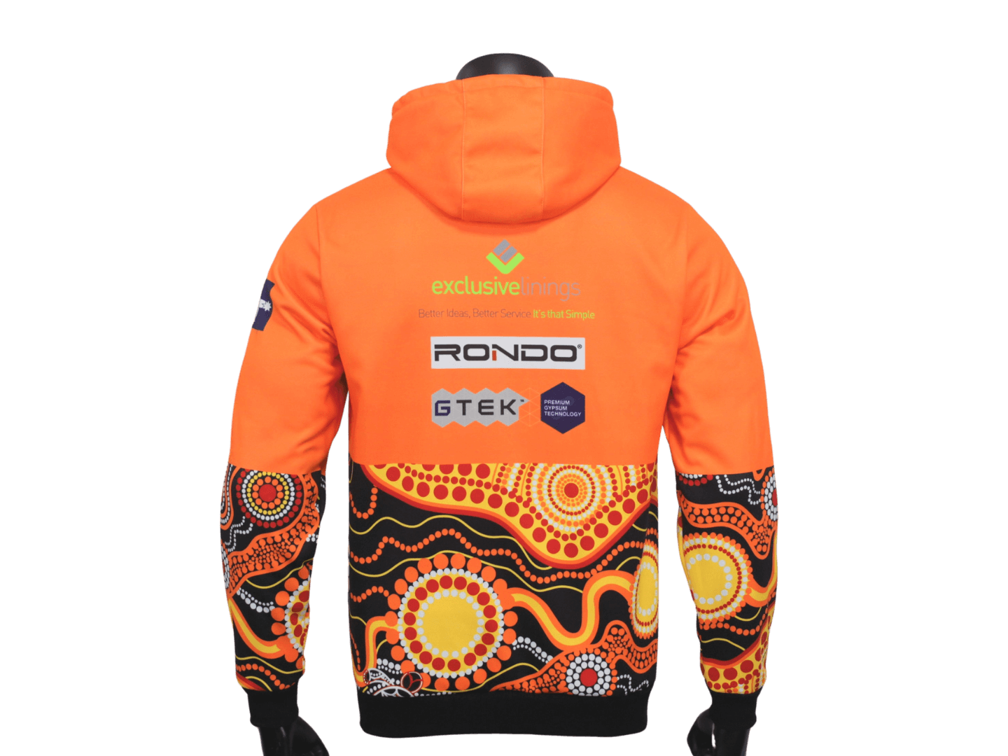 Custom Men's Hi Vis Sublimation Hoody (1)