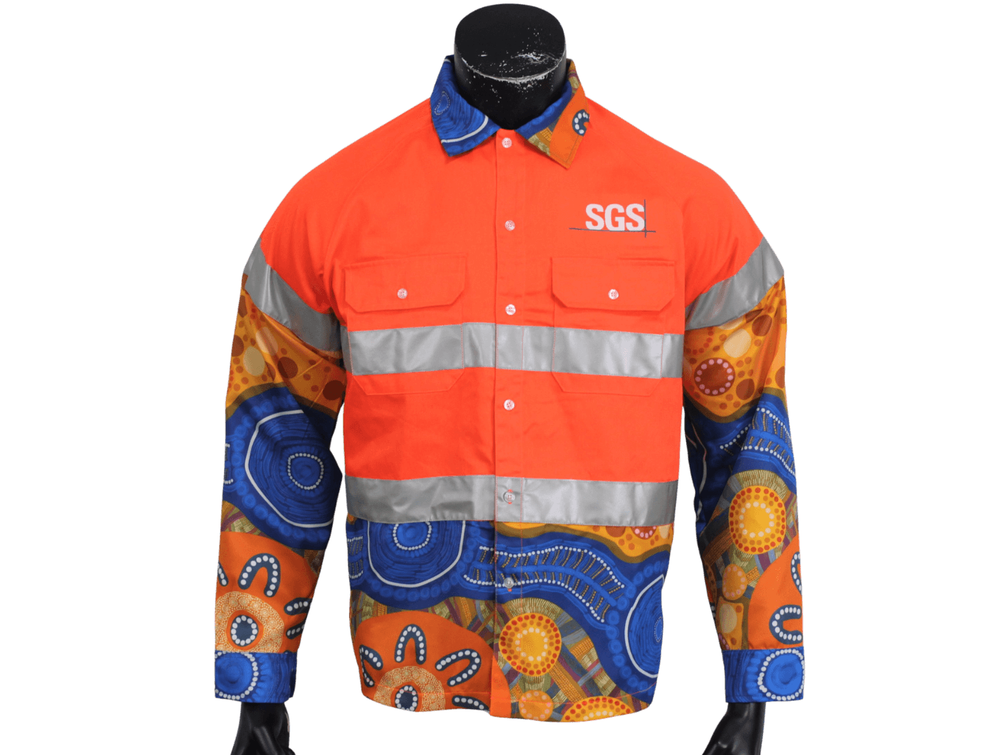 Custom Hi Vis Safety Long Sleeve Polo