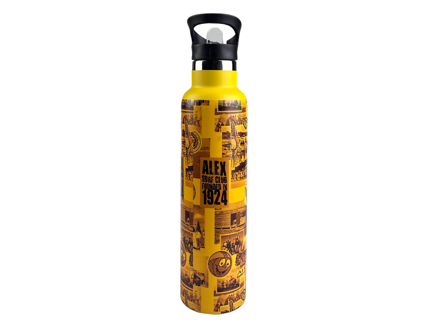 yellow stainless steel water bottles