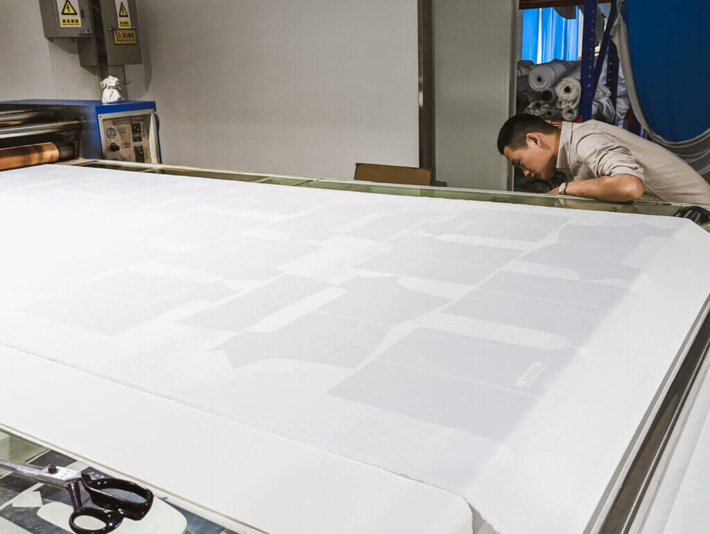 sublimation printing transfer process 