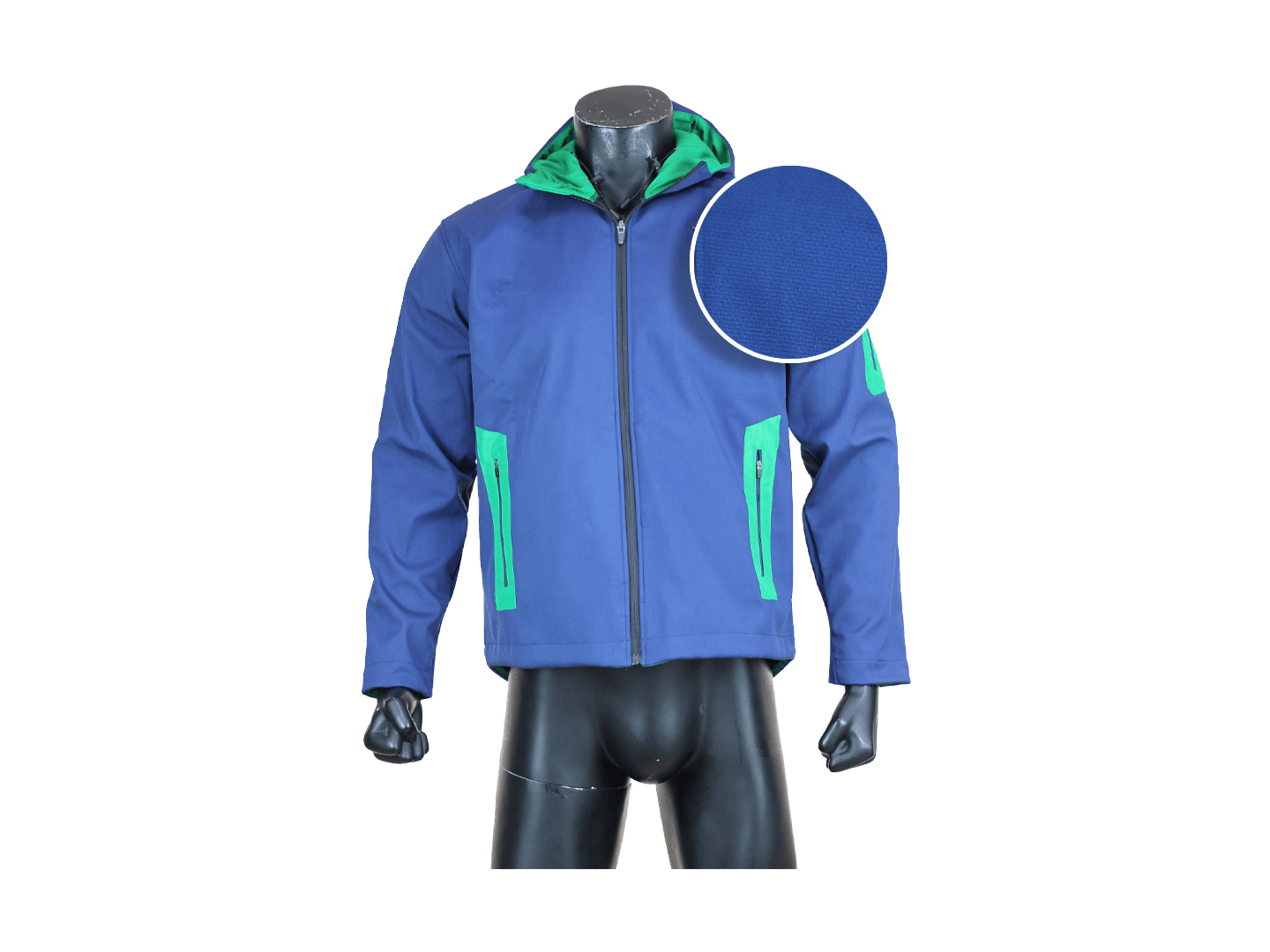 330gsm Softshell Jacket Fabric Reflex Blue