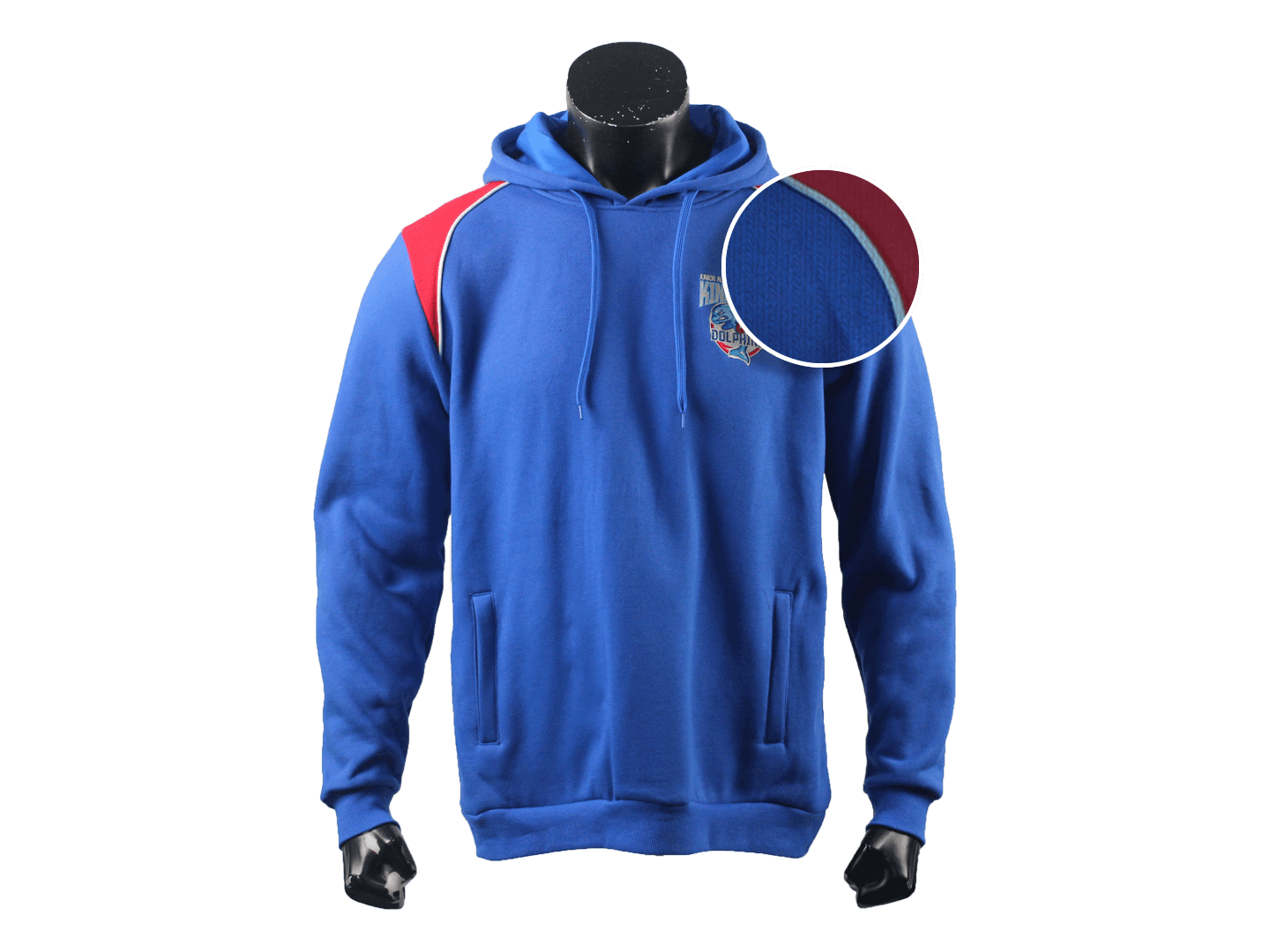 330gsm Blue Hoody Fleece Fabric