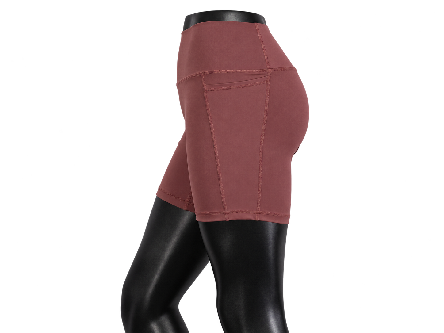 custom women's yoga shorts 