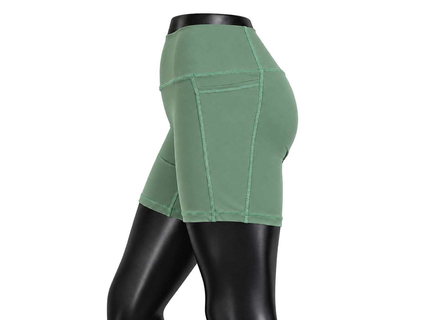 custom women's yoga shorts