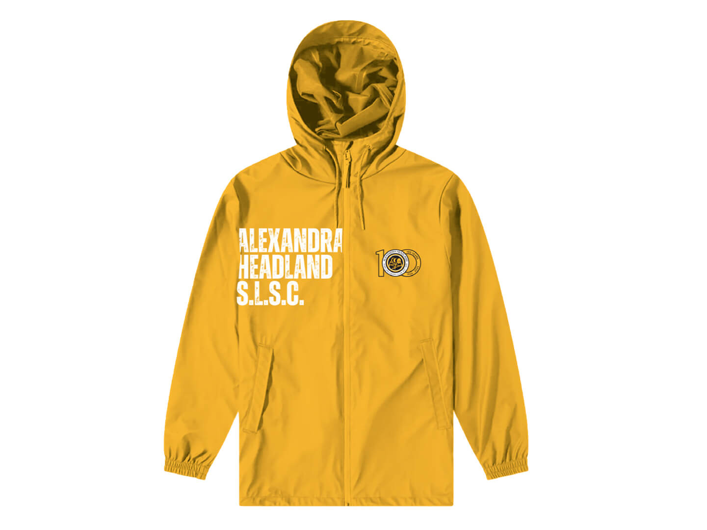 custom rain jacket