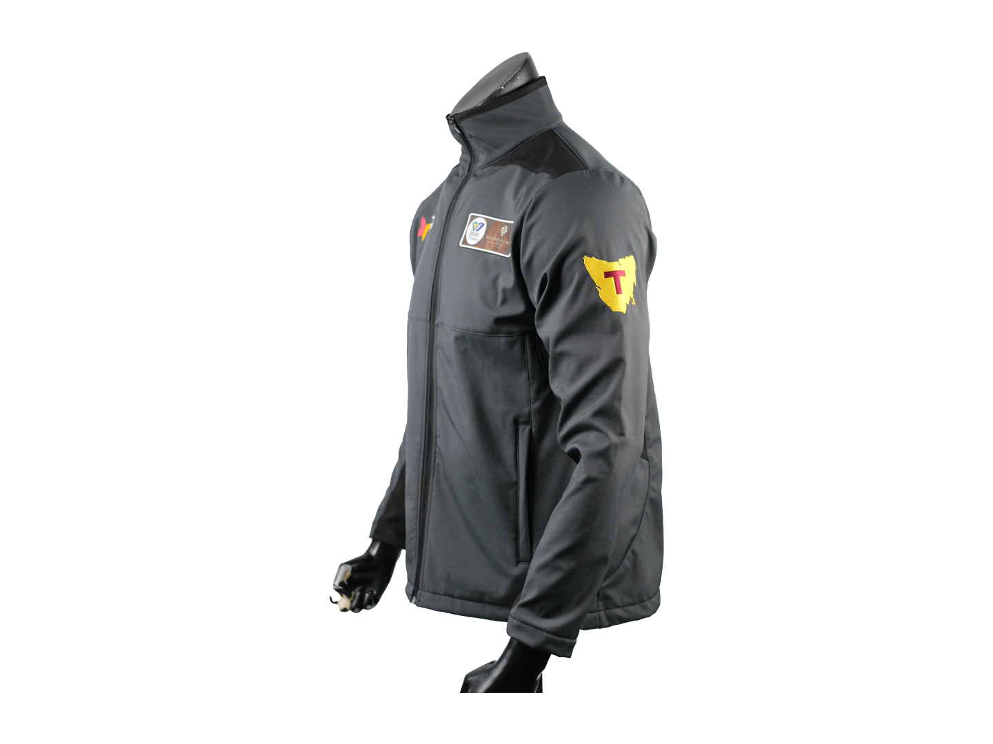 330gsm Softshell Jacket Fabric Gray