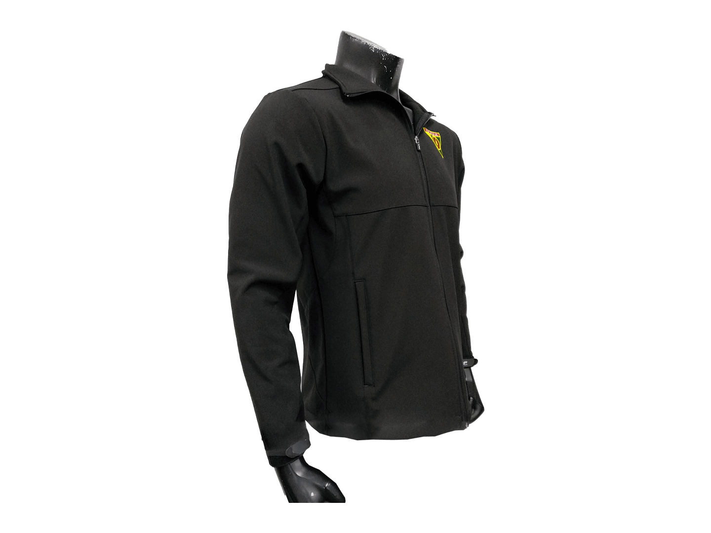 330gsm Softshell Jacket Fabric Black