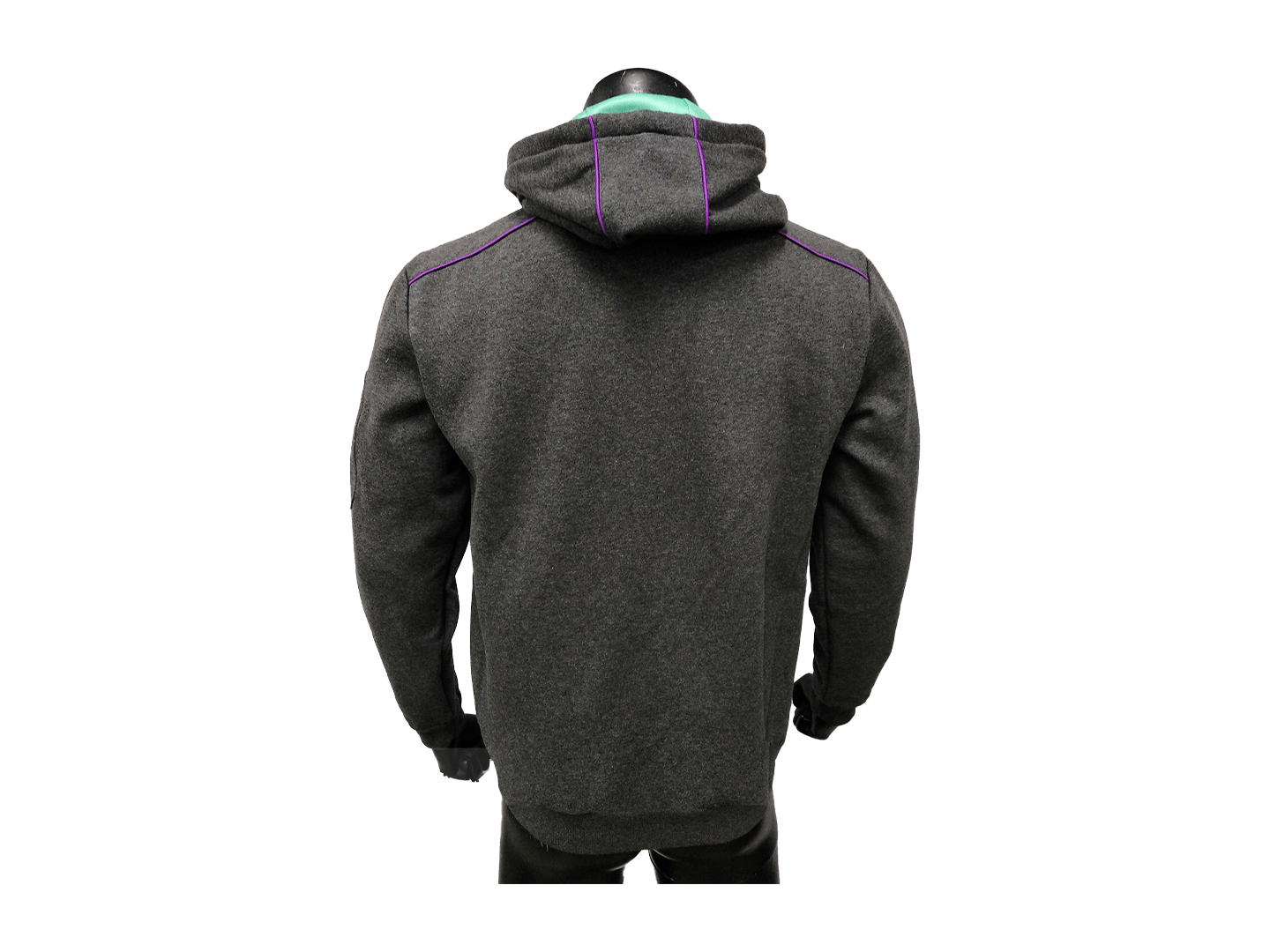 330gsm Dark Gray Hoody Fleece Fabric