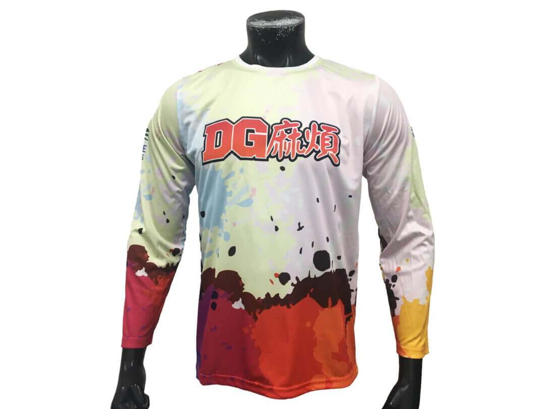 Custom Men's Ultimate Frisbee Long Sleeve Jersey