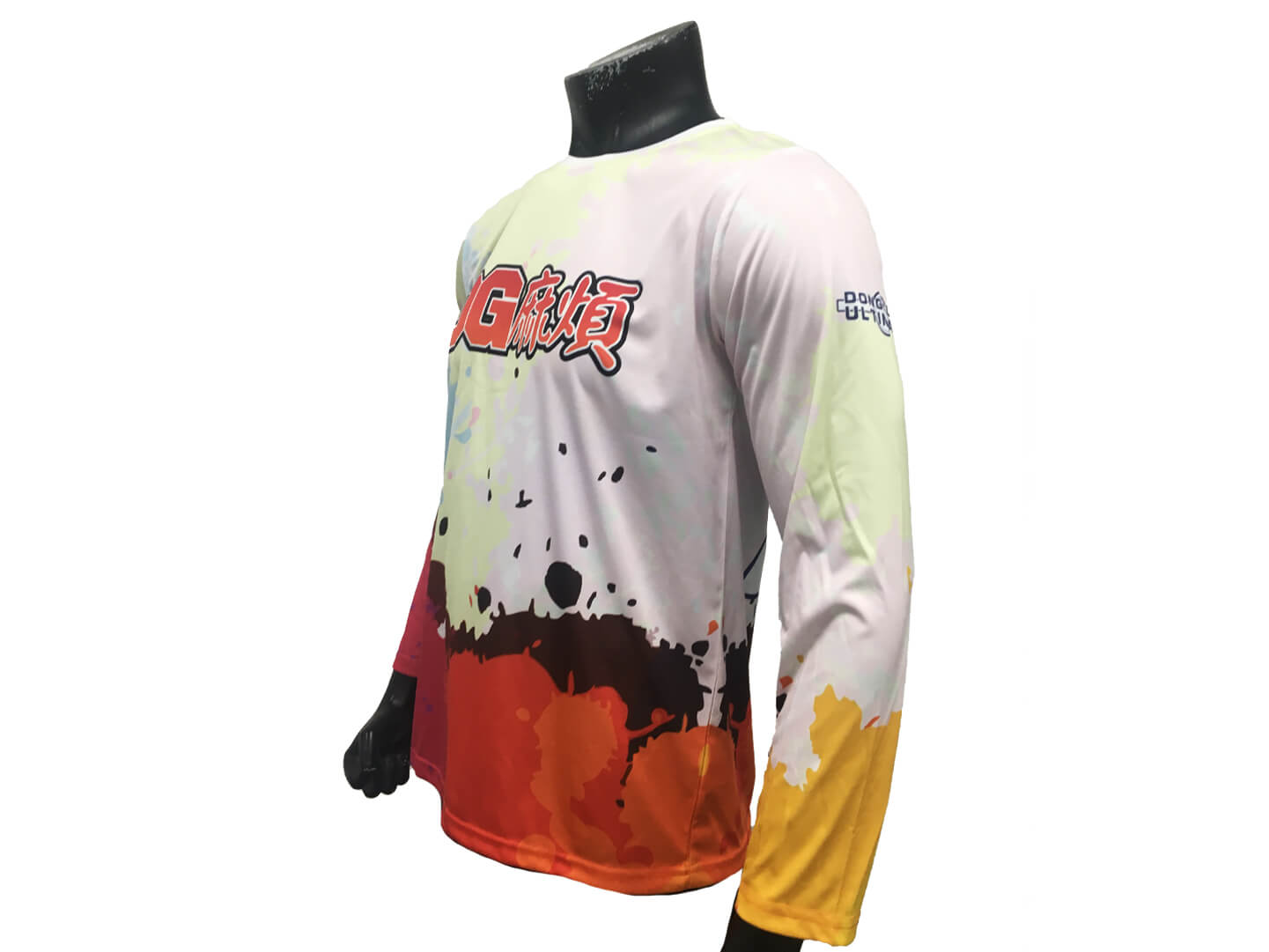 Custom Men's Ultimate Frisbee Long Sleeve Jersey