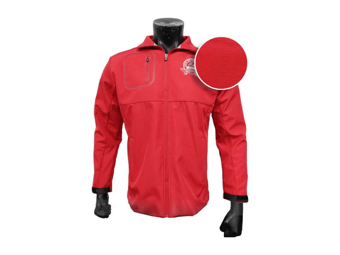330gsm Softshell Jacket Fabric Red