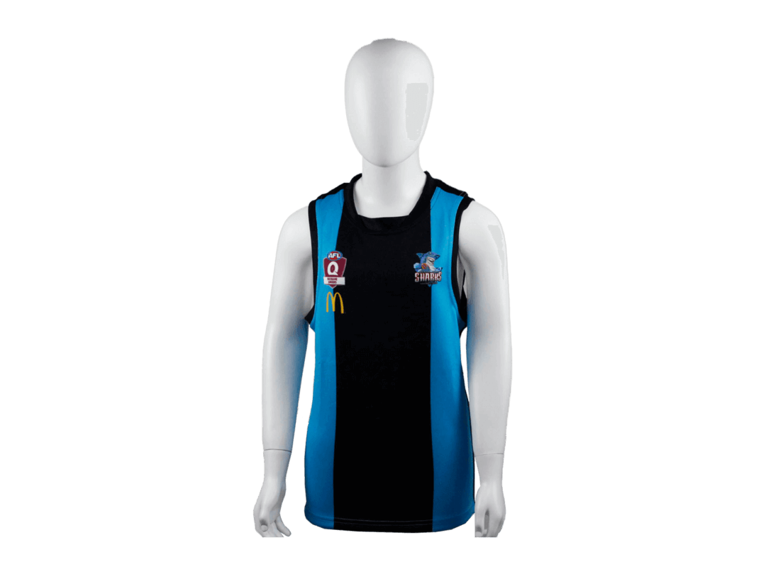 Exodry Sublimation Fabric Material sp 018 exodry_sportswear manufacturing fabric_afl guernsey with gps pockets