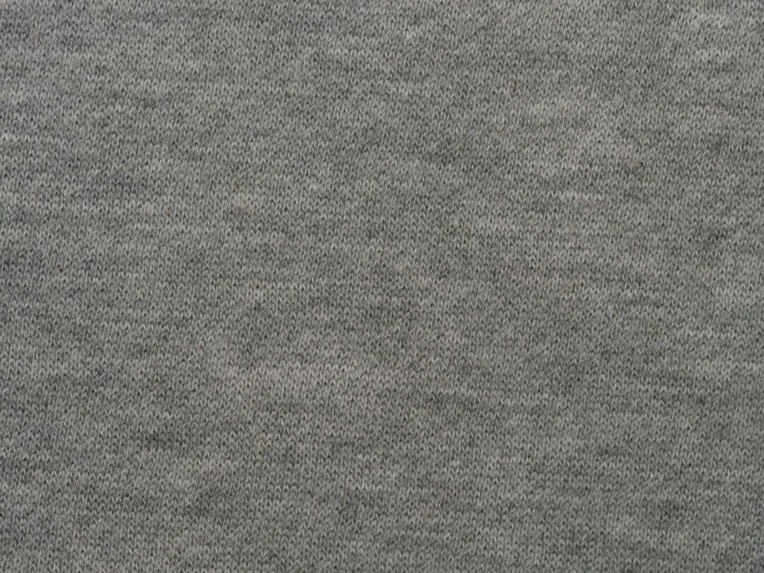 330gsm Light Gray Fleece Fabric Sportswear Manufacturing