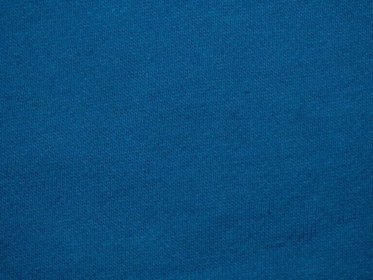 330gsm Reflex Blue Fleece Fabric Sportswear Manufacturing