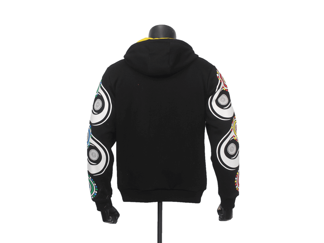 330gsm Black Hoody Fleece Fabric