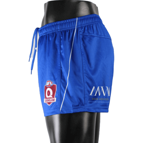 "Australia Mate" footy shorts with pockets