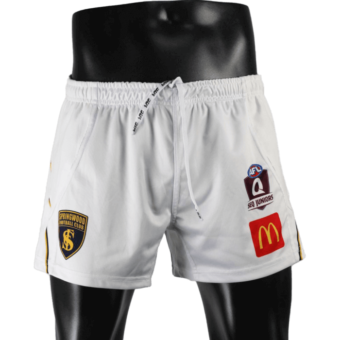 aussie footy shorts with pockets