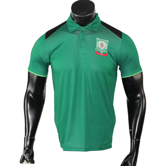 green rugby uniform