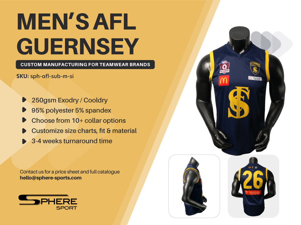 AFL Guernsey social post graphic