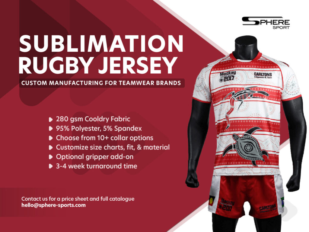 rugby custom jerseys social post graphic