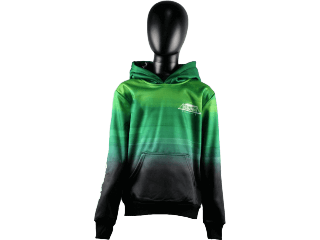 Sublimation 100% Polyester Sweatshirt Lightweight Sublimation Green Ombre  Hoodie Ready to Ship Send Faux Bleach RTS Christmas, Fav Team NEW 