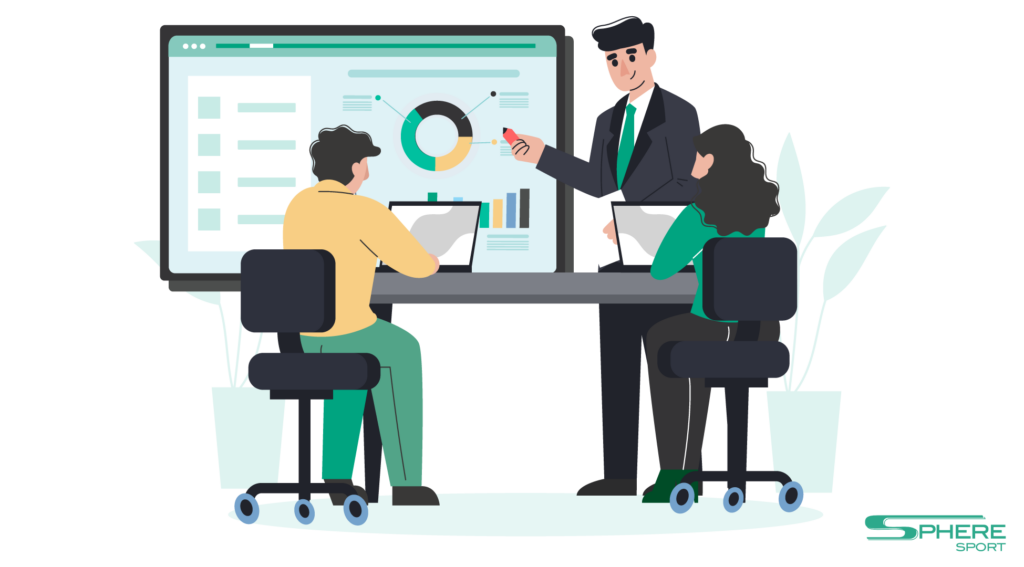 graphic showing sustainability audit illustration