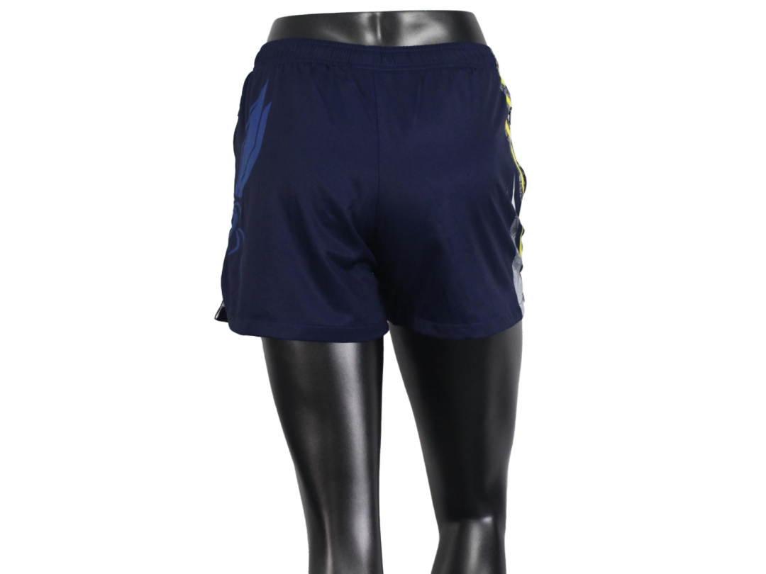 Women's-Activewear-Training-Shorts---Left-Side-Blue