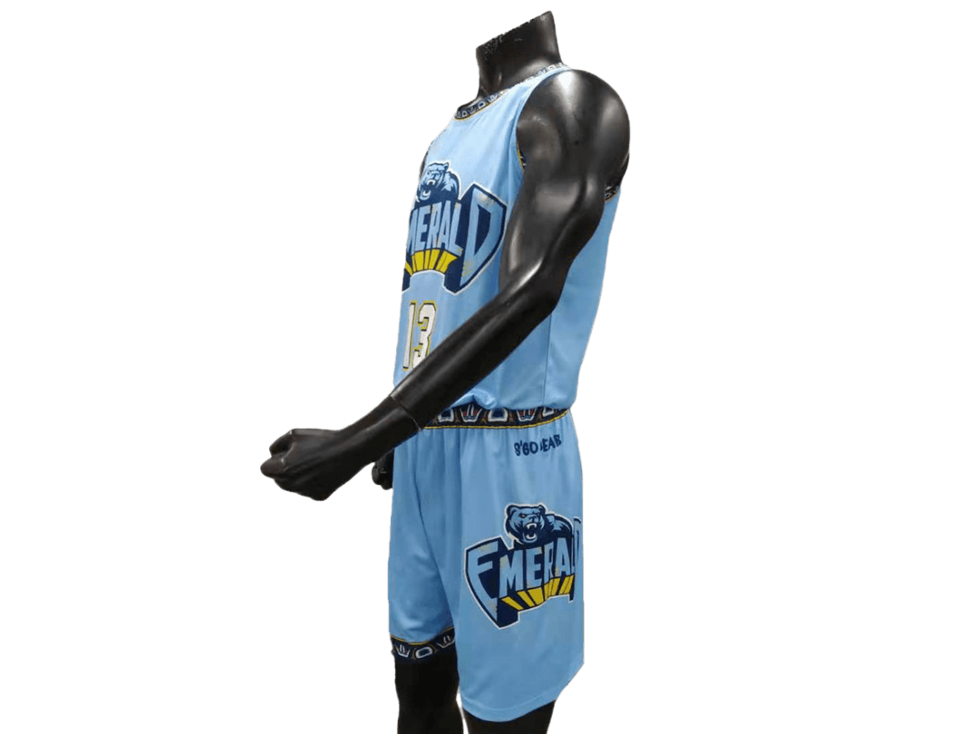 Men's Basketball Uniform Set | 150 GSM Ultra Mesh Fabric - Image 2