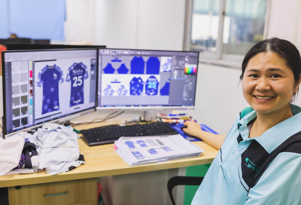 Design & Personalization for netball jerseys
