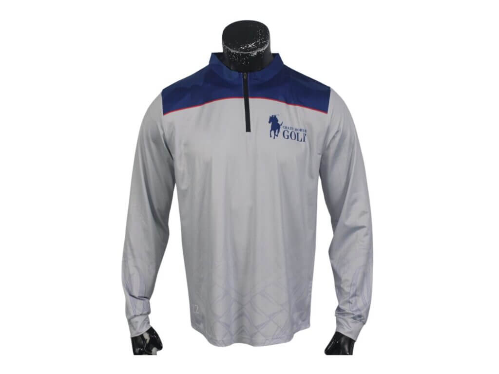 men's long sleeve golf shirt