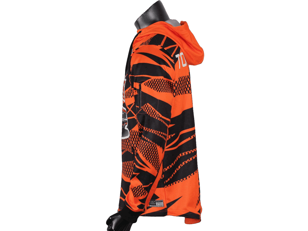 Custom Slow-Pitch Softball High-Neck Hoodie | SPH-SLOW-002 - Image 2