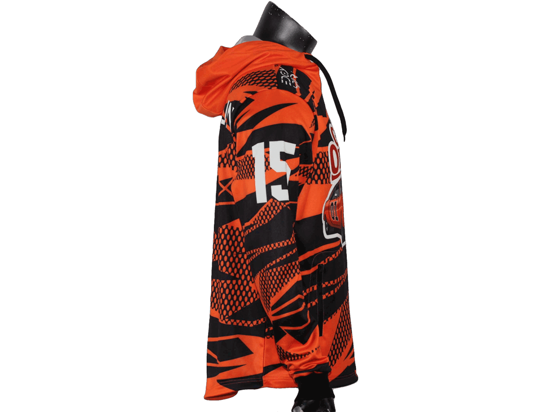 Custom Slow-Pitch Softball High-Neck Hoodie | SPH-SLOW-002 - Image 3