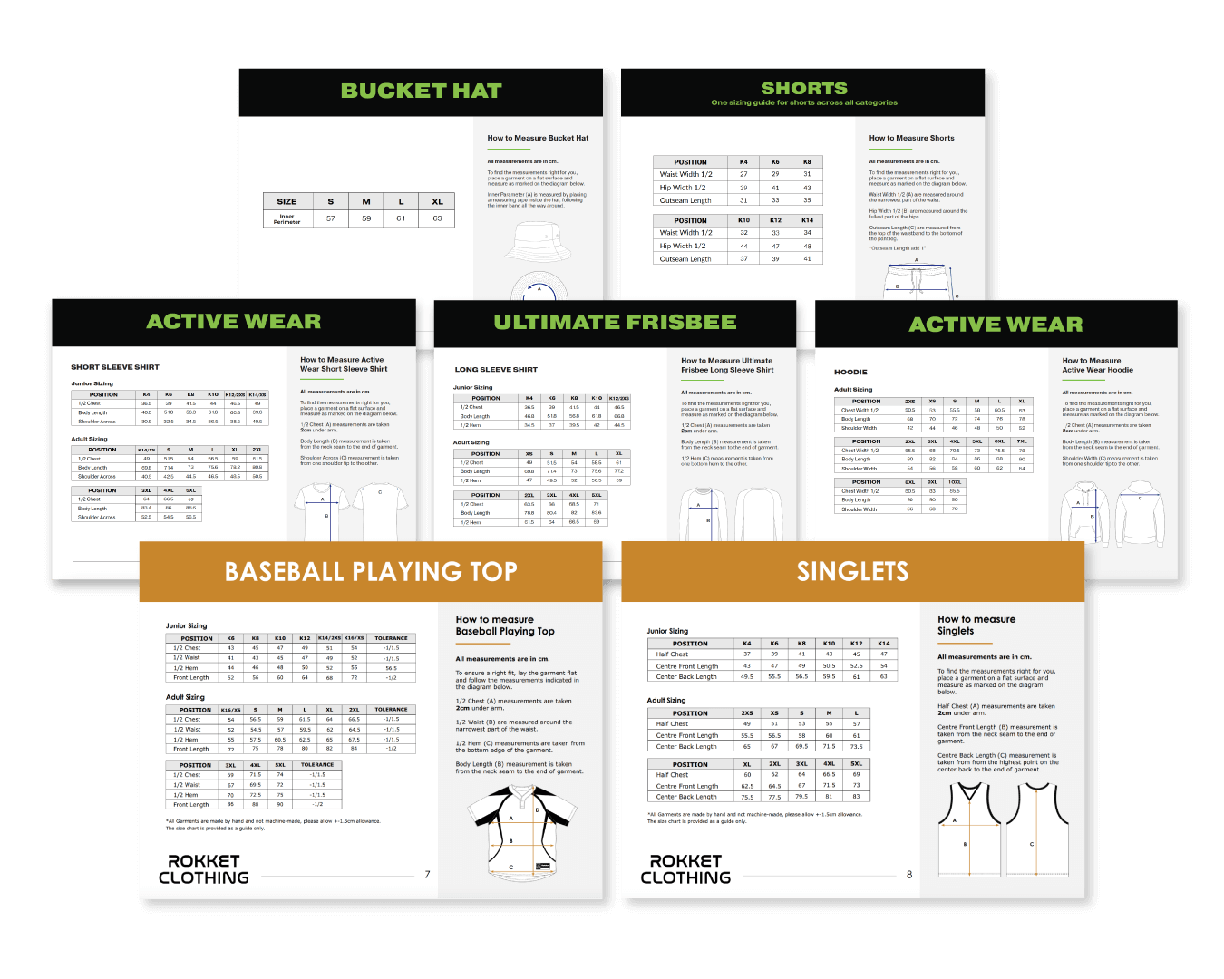 Custom Size Chart Creation