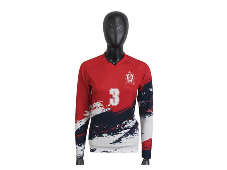 custom volleyball long sleeve featured image