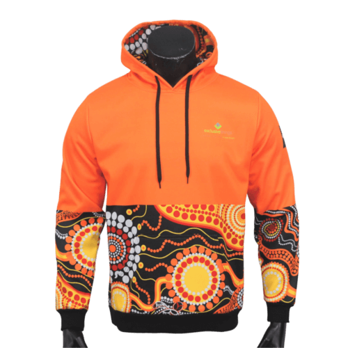 Custom Men's Hi Vis Sublimation Hoody (1)