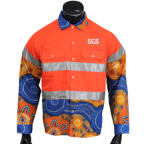 Custom Hi Vis Safety Long Sleeve Polo