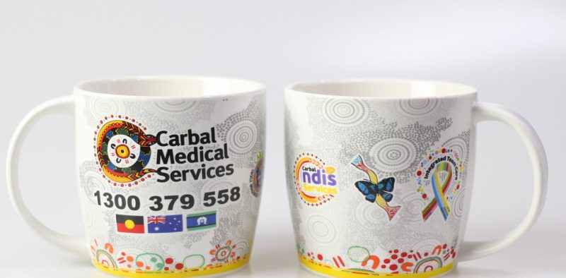 Carbal ceramic mug